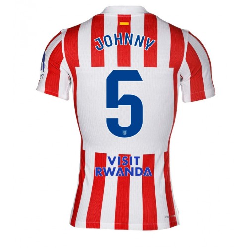 Atletico Madrid Johnny Cardoso #5 Prima Maglia 2025-26 Manica Corta